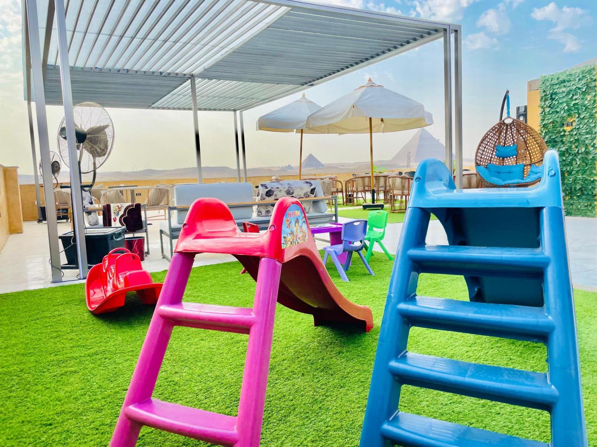 Palm Pyramids View Inn Kafrat al Jabal Exterior foto